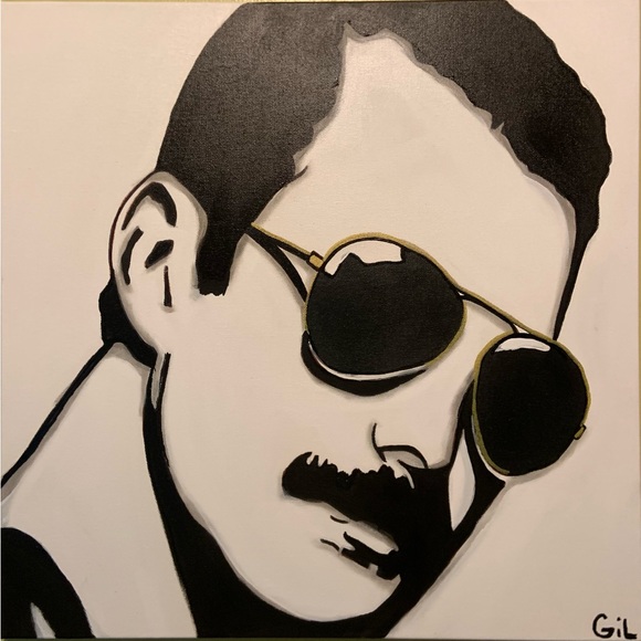 Freddy Mercury painting
